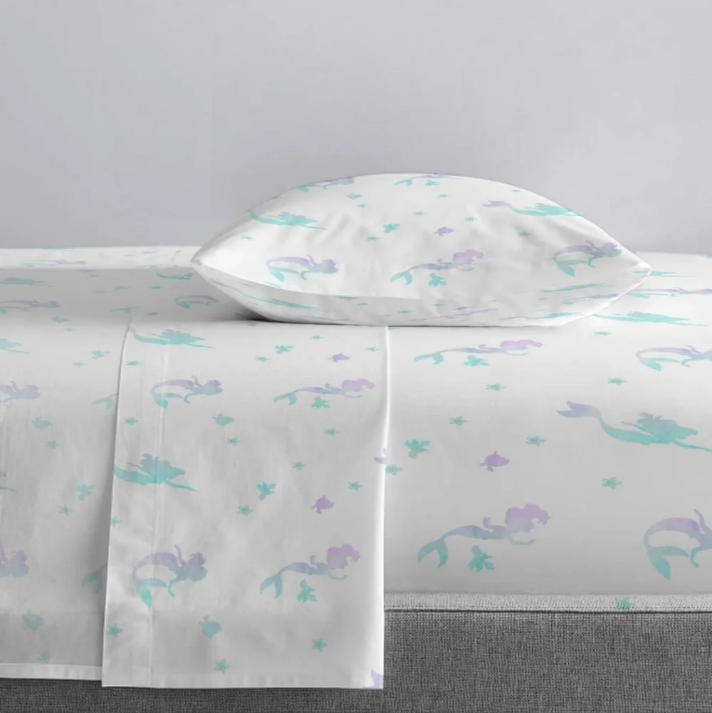 Disney Little Mermaid Full Size Comforter And Bed Sheets